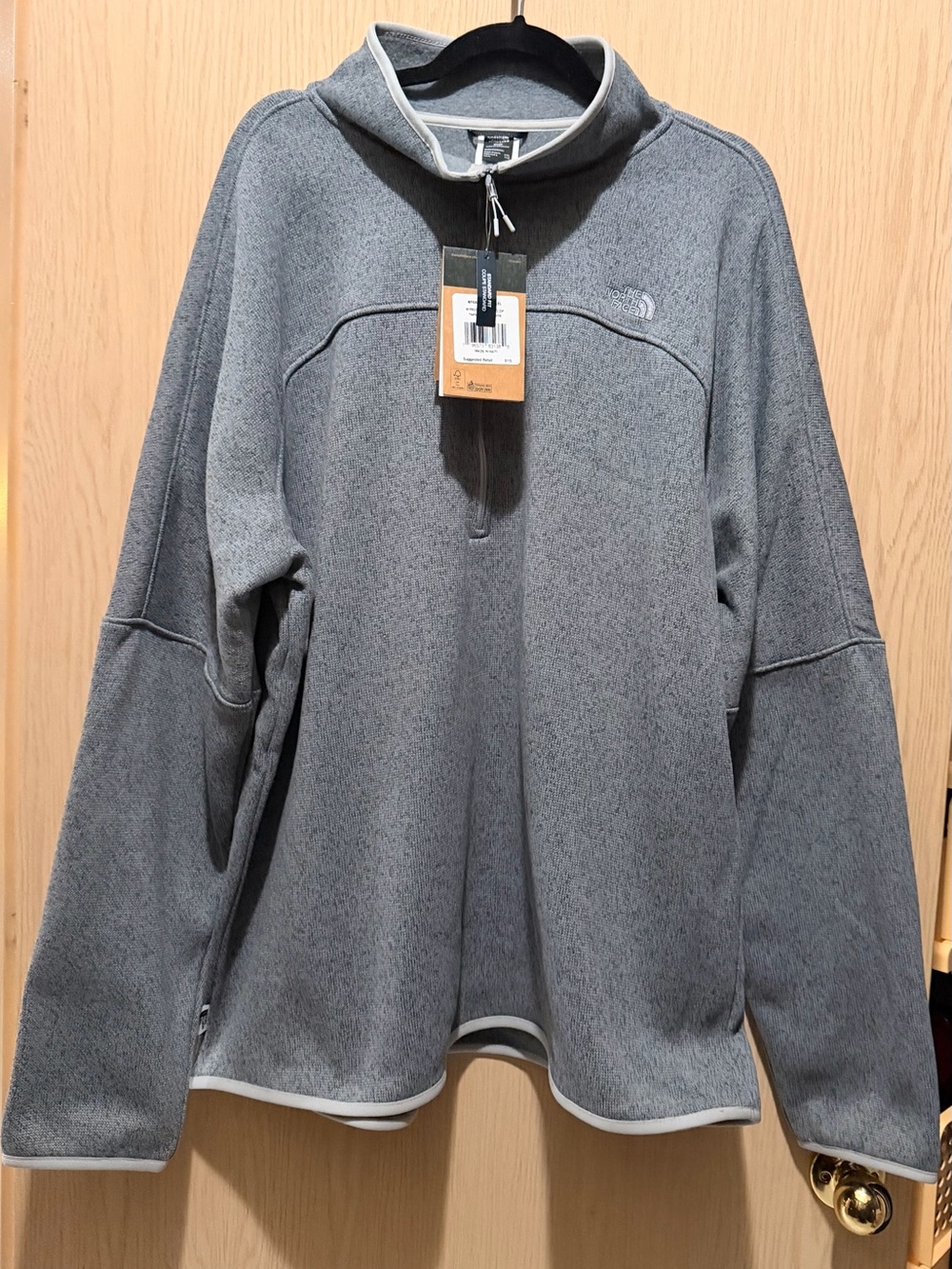 The North Face Men’s Front Range 1/2 Zip Fleece XXL NWT Gray